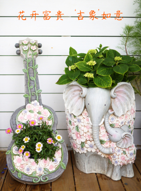 大象庭院装饰摆件造景