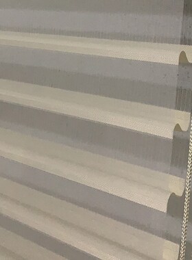 客厅香格里拉帘窗帘遮光卷帘办公室卫生间防晒百叶柔Z纱帘免打孔