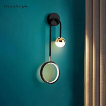 Modern Led Interior Wall Light Headboards Round Ball Backgro