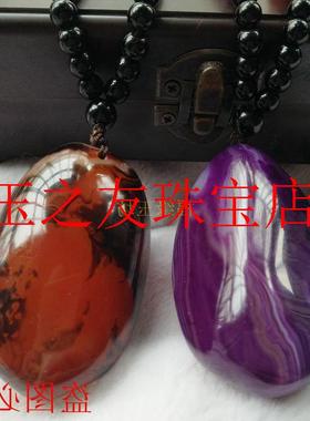 红玛瑙吊坠男女款缠丝南红原石鸡血红玛瑙挂件石头手把件毛衣项链