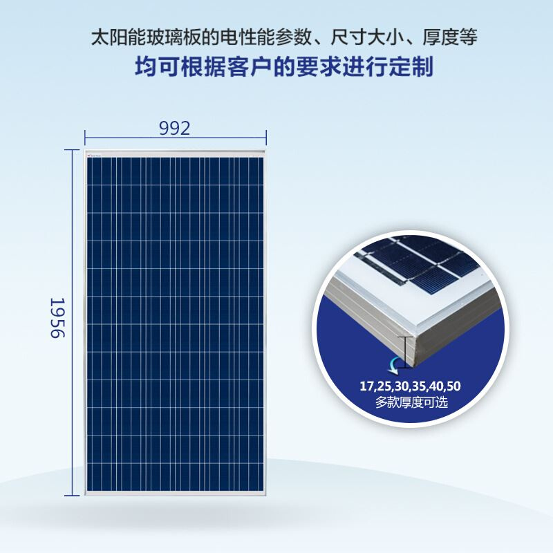 多晶太阳能板电池组件太阳能光伏面板300W36V并网发电 - 图0