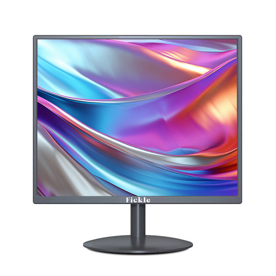 内置电源台式电脑显示器bnc监控av高清15 17 19英寸正方形屏幕dvi