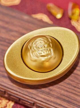 朱炳仁聚宝盆招财宝进铜元宝摆件礼物金元宝装饰品桌面铜乔迁礼品