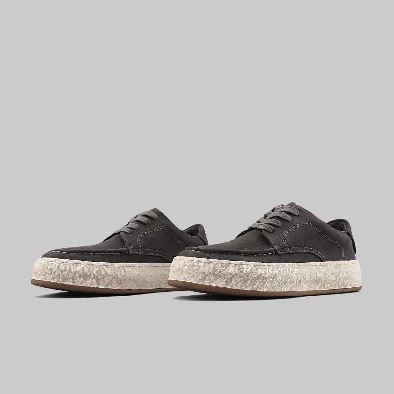 捡漏外贸真皮男鞋秋季2023新款复古潮流厚底低帮百搭皮面休闲板鞋,淘宝优惠券,粉丝福利购,淘宝优惠卷