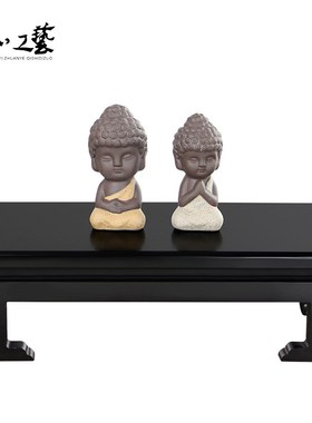 鱼缸底座大象貔貅佛像工艺品摆件花瓶盆J景茶几炕几长方形木座托