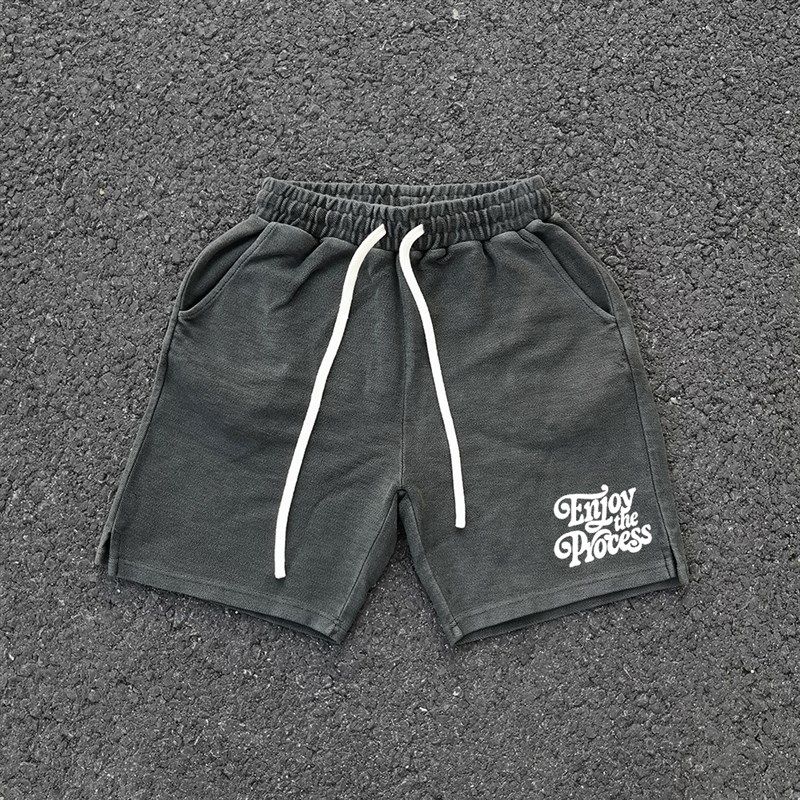 450克做旧抓毛 享受过程美式复古高街运动短裤潮男女休闲五分裤,淘宝优惠券,粉丝福利购,淘宝优惠卷