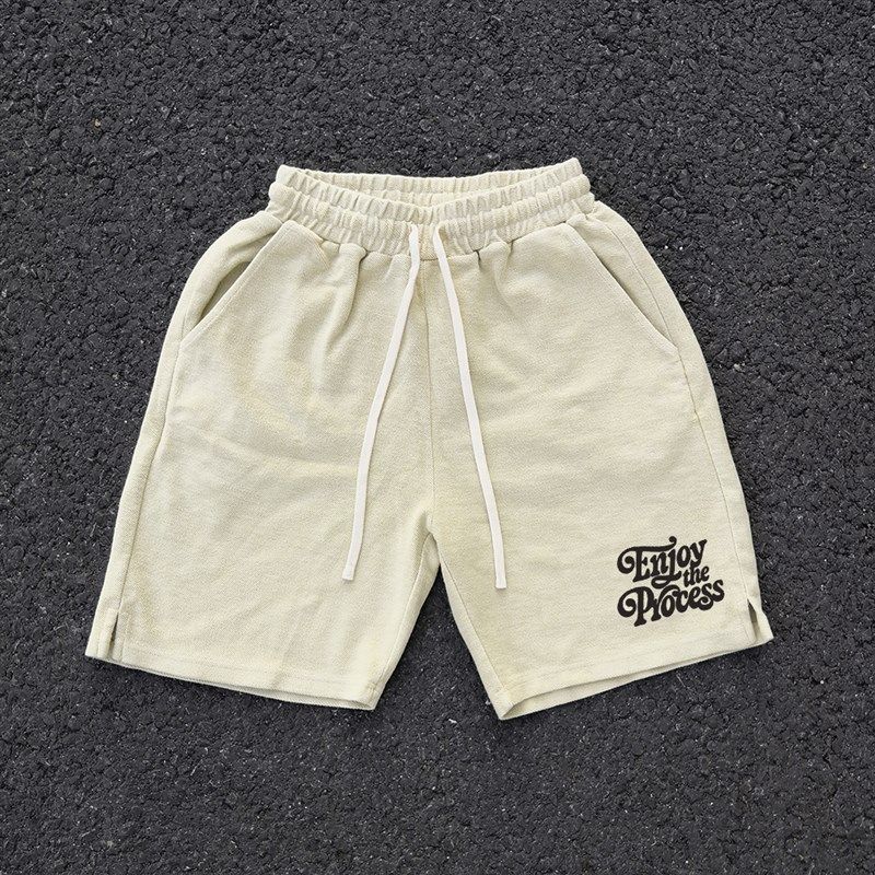 450克做旧抓毛 享受过程美式复古高街运动短裤潮男女休闲五分裤,淘宝优惠券,粉丝福利购,淘宝优惠卷