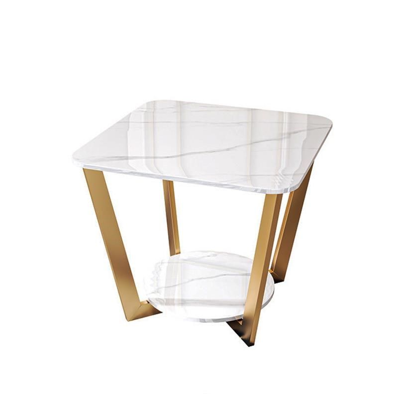 N5极简岩板小茶几沙发边几大理石客厅方形角几床头轻奢阳台洽谈茶,淘宝优惠券,粉丝福利购,淘宝优惠卷