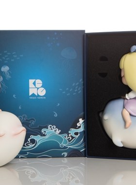 可米生活 d白夜童话贾晓欧创意雕塑小摆件可爱礼物送朋友客厅装饰