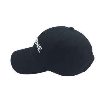 ຫມວກສໍາລັບແມ່ຍິງ summer baseball cap ສີດໍາຄົນອັບເດດ: ສາມມິຕິລະດັບ embroidered ດອກໄມ້ sunshade ກາງແຈ້ງ 6 ຊິ້ນຫົວຂະຫນາດໃຫຍ່