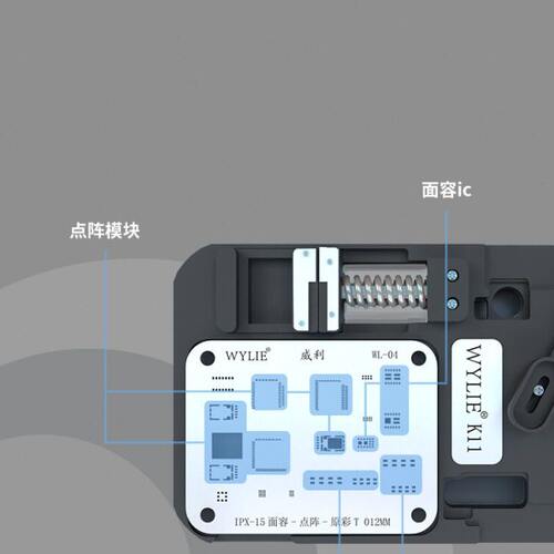 1413平台利 排线植ic装面威12 11锡 点阵位王容拆对15维修夹具 - 图0