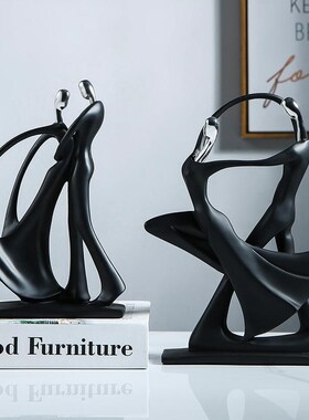 摆件装饰创e意品客厅酒柜家居艺术礼物北欧玄关电视柜结婚抽象现