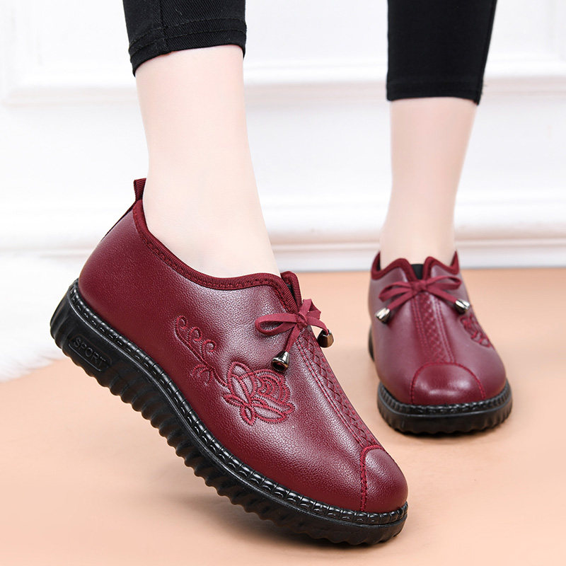 冬季加绒保暖棉鞋平底妈妈鞋一脚蹬老北京布鞋女防滑软底奶奶女鞋,淘宝优惠券,粉丝福利购,淘宝优惠卷