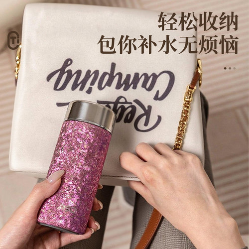 爱仕达钛杯纯钛保温杯小巧便携女生迷你水杯子2026新款高颜值礼物 - 图3