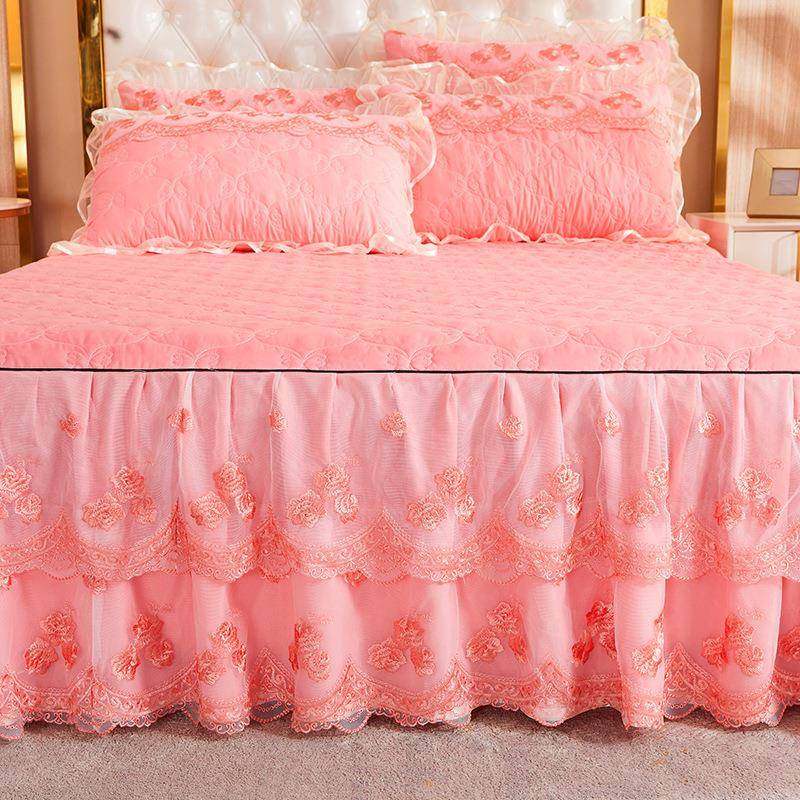 爆款CB#夹棉单品床裙加厚保护1.5米1.8m床套床裙床罩,淘宝优惠券,粉丝福利购,淘宝优惠卷