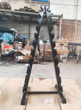 家用十对哑铃收纳架商用十层十对哑铃放置架