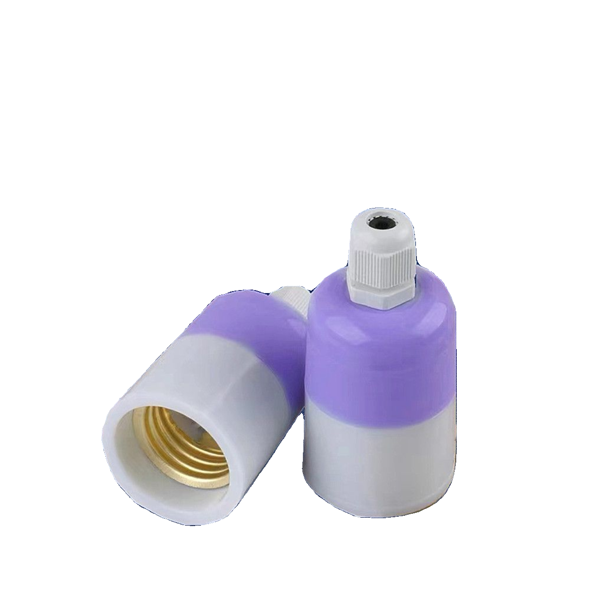 防水E27吊灯头螺口户外加厚电木耐摔悬吊式灯座挂灯灯头室外灯罩 - 图3