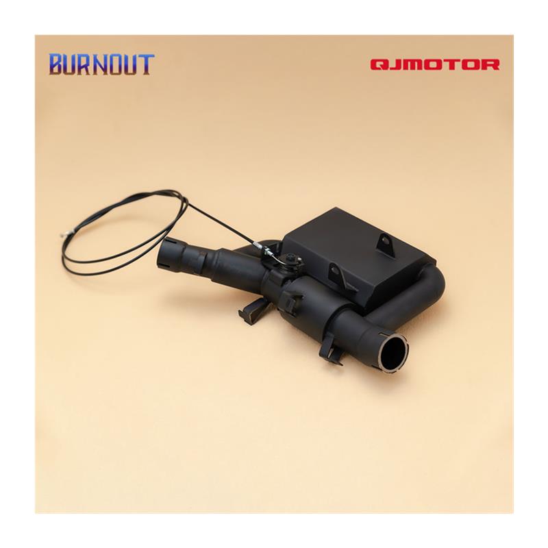 适用于QJMOTO赛800赛600RS原厂外观阀门排气钛合金排气 - 图3