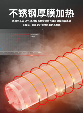 VISIONDAM智能即热净水器家用直饮机母婴RO反渗透加热净热一体机