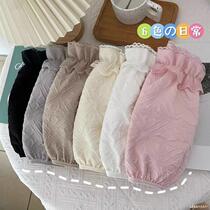 Sleeve down jacket for dirty women Winter 2023 new work office Long version white hand sleeve sleeve protective sleeve