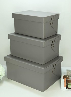 皮质样板房收纳盒子软装酒店收y纳储物箱家居饰品盒衣帽间橙色摆