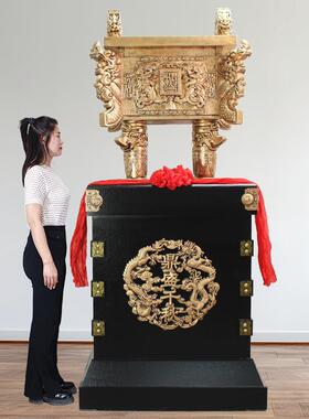 办公室鼎摆件纯铜青盛千