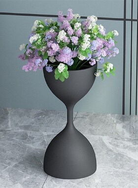 北欧花架子室内客厅落地式轻奢花架置物架墙角阳台简X约铁艺花盆