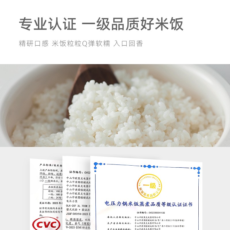 olayks立时畅销日韩电压力锅家用小型多功能3L智能高压锅饭锅煲-图2