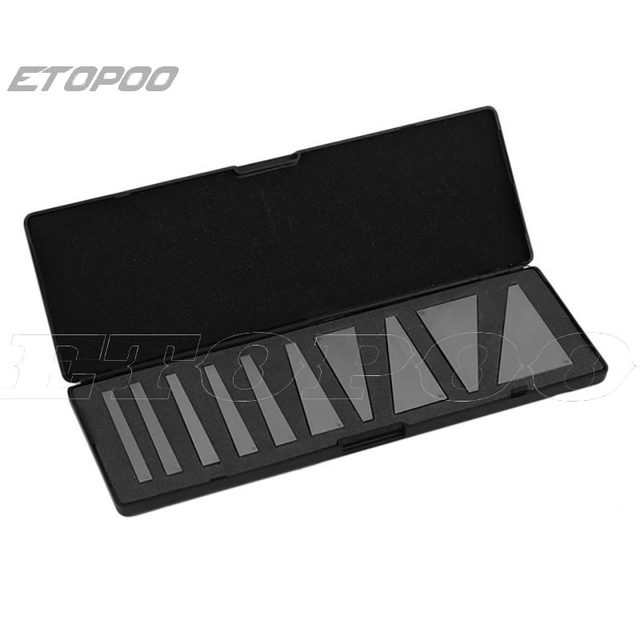 10 pieces angle blocks Precision angle block gauge gauge 3X1/4 inch 1 2 3 4 5 10 15 20 25 30