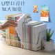 Acrylic transparent bookshelf large capacity thickened book stand