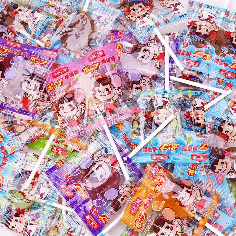 不二家棒棒糖水果味硬糖牛奶糖混合口味喜糖伴手礼网红糖果零食 - 图0