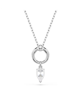 【新品】施华洛世奇Mesmera梨形切割项链精致圆环吊坠配饰礼物
