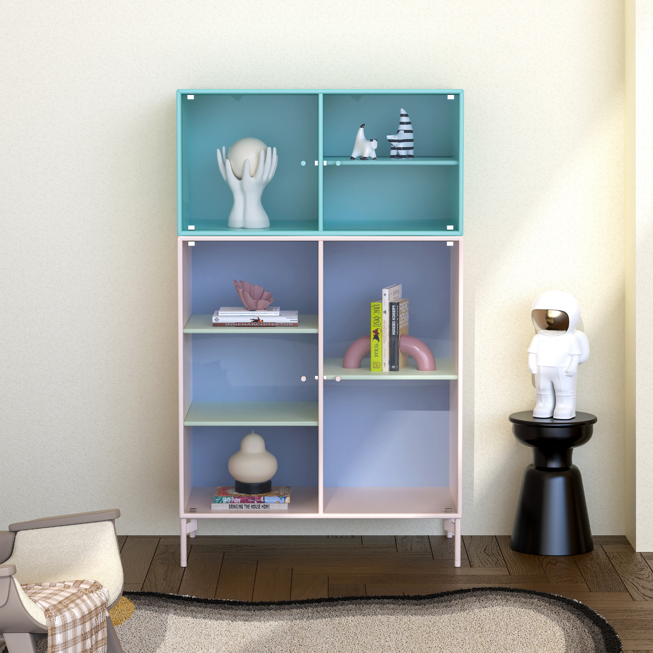 独也/Montana边柜北欧风书柜组合多巴胺彩色收纳柜餐边柜可定制,淘宝优惠券,粉丝福利购,淘宝优惠卷