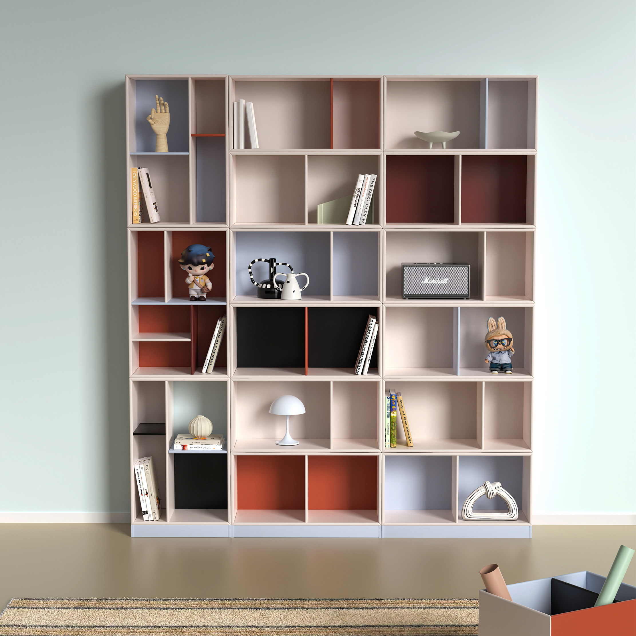 独也/Montana组合书柜北欧风彩色多巴胺可定制书房柜子客厅边柜,淘宝优惠券,粉丝福利购,淘宝优惠卷