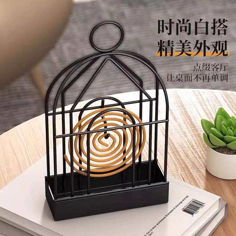 蚊香架子蚊香盒家用支架户外蚊香盘托盘带盖安全挂式防火香灰手工,淘宝优惠券,粉丝福利购,淘宝优惠卷