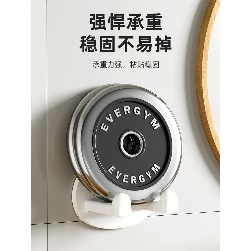 小熊吹风机置物架懒人风筒支架吹风机收纳免打孔奶油风电吹风支架 - 图3
