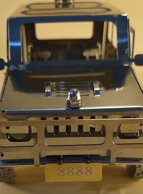 悍马汽车越野车合金不锈钢模型吉普车1:32金属R玩具车装饰摆件礼