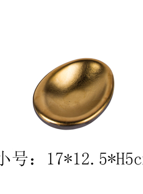 家居装饰陶瓷果盘现代轻奢样板房客厅茶几餐桌金色水果.篓软装饰