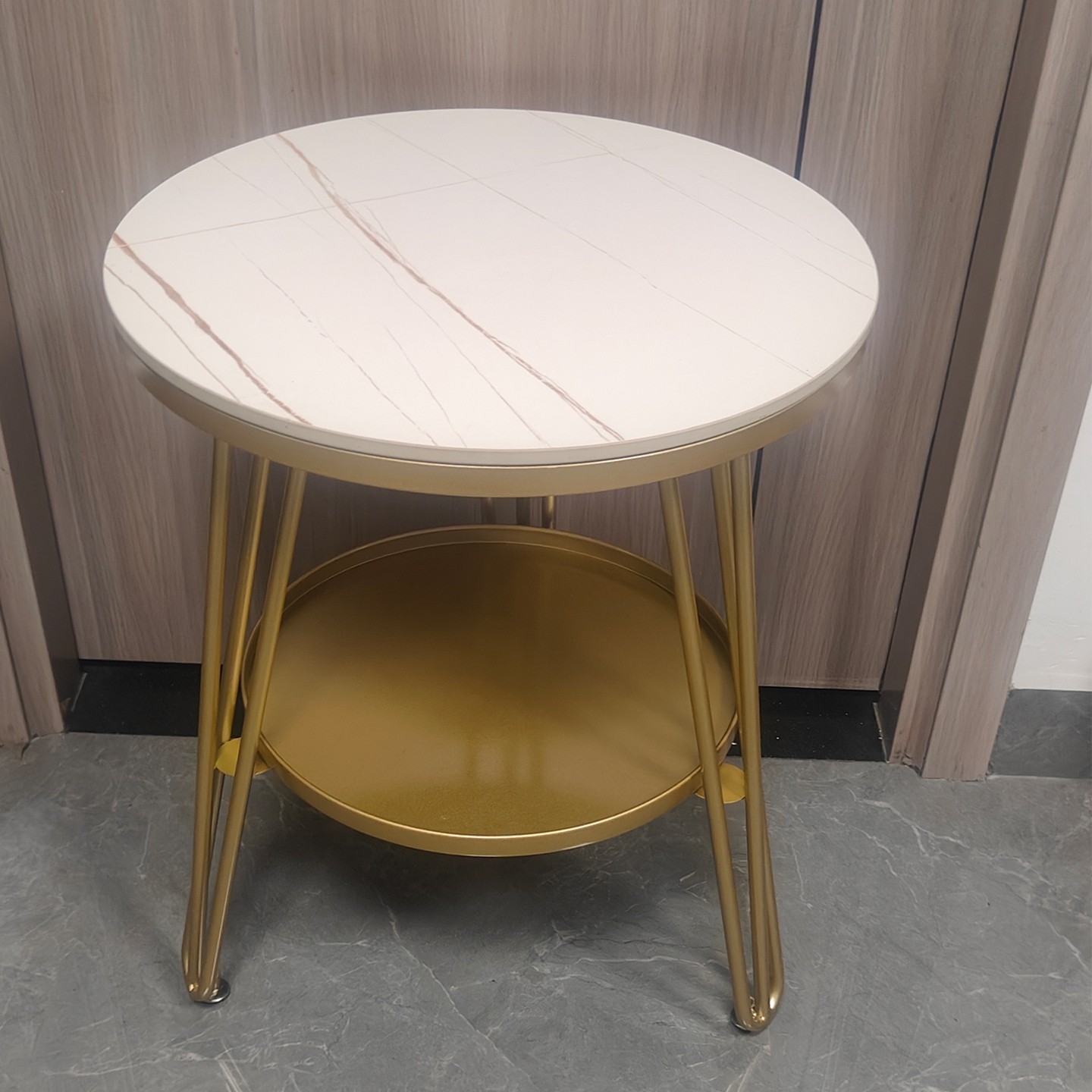 圆形双层茶几圆桌休闲洽谈桌家用简约现代阳台茶桌客厅沙发咖啡桌,淘宝优惠券,粉丝福利购,淘宝优惠卷