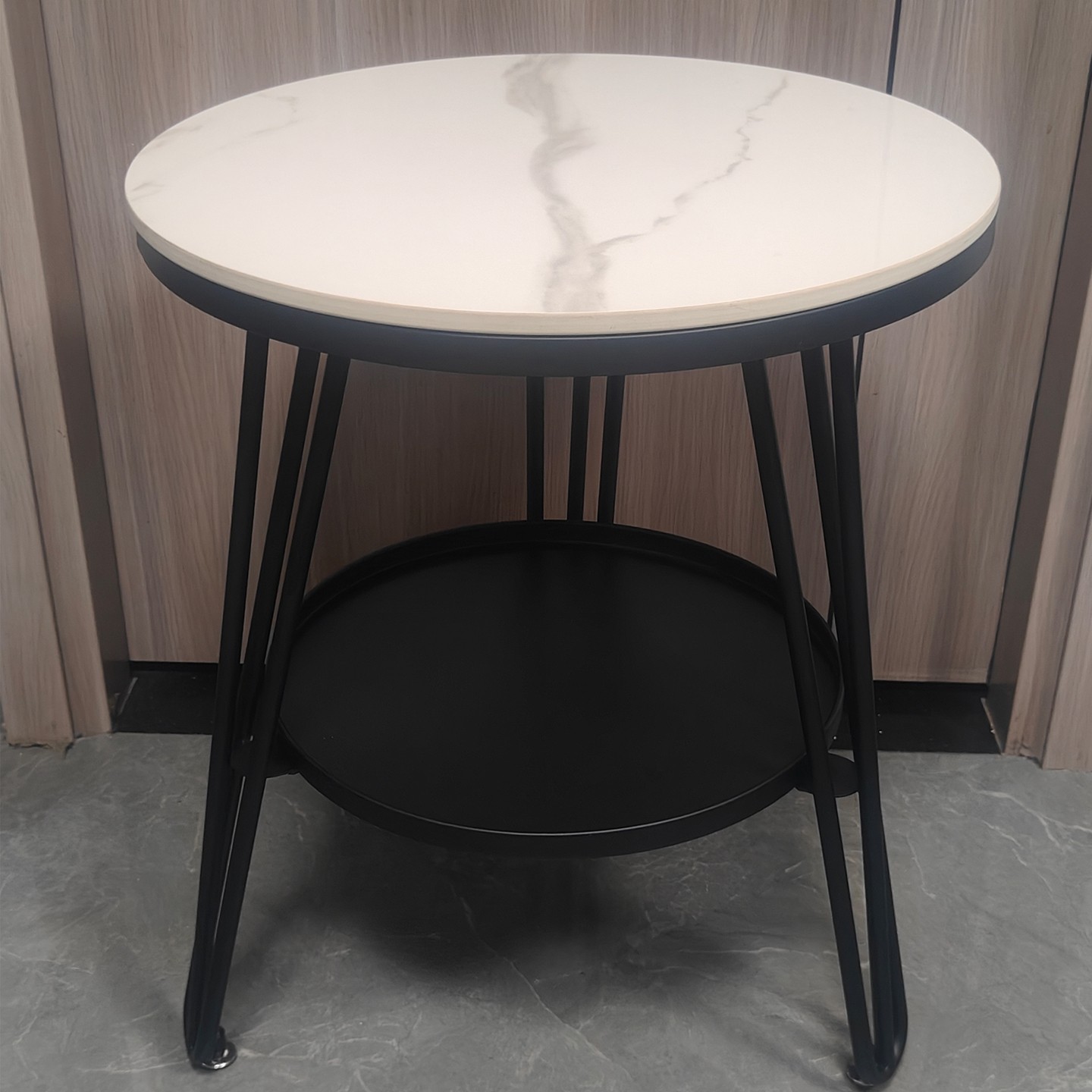 圆形双层茶几圆桌休闲洽谈桌家用简约现代阳台茶桌客厅沙发咖啡桌,淘宝优惠券,粉丝福利购,淘宝优惠卷