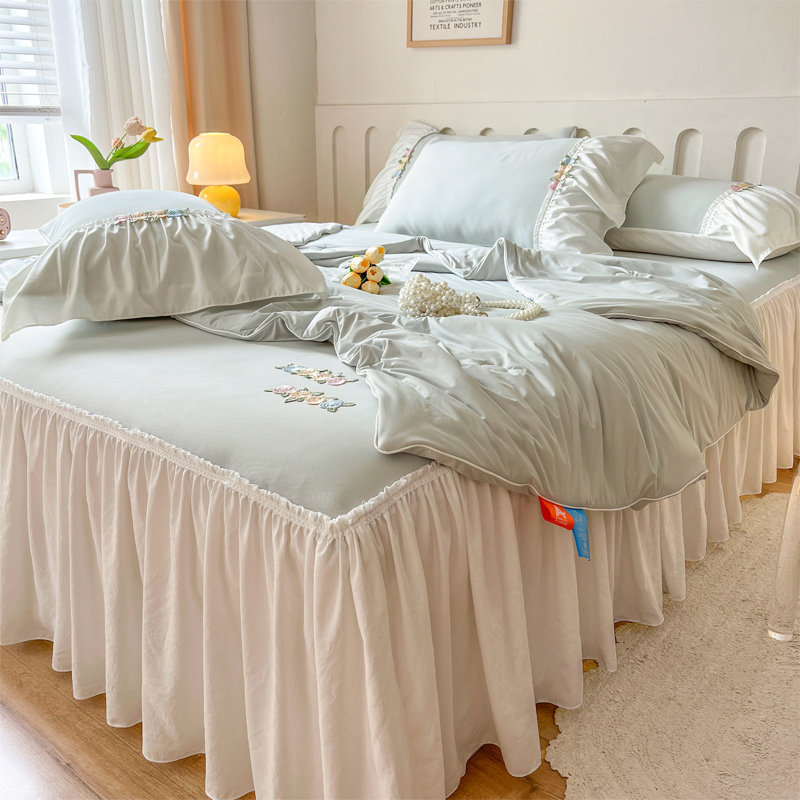 现货速发202新款A类母婴级夏季凉感凉I席空调被四件套可机洗床裙,淘宝优惠券,粉丝福利购,淘宝优惠卷