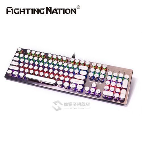 Mechanical Gaming Illuminate Backlit Keyboard RouVnd/ Square - 图1