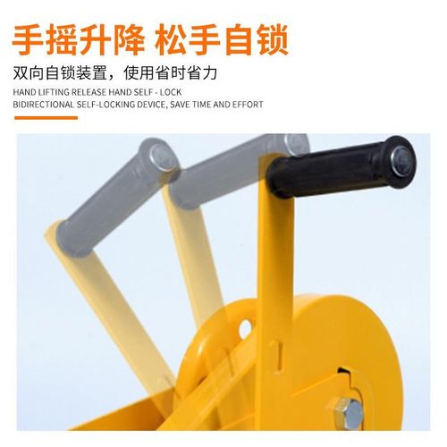 0.5吨1t钢丝式绳绞o盘小型摇双向绞自锁手刹车卷1200磅裸扬机手动 - 图0