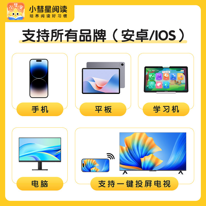 小彗星10000+热门绘本动态有声0-12岁早教启蒙同步课堂幼小衔接