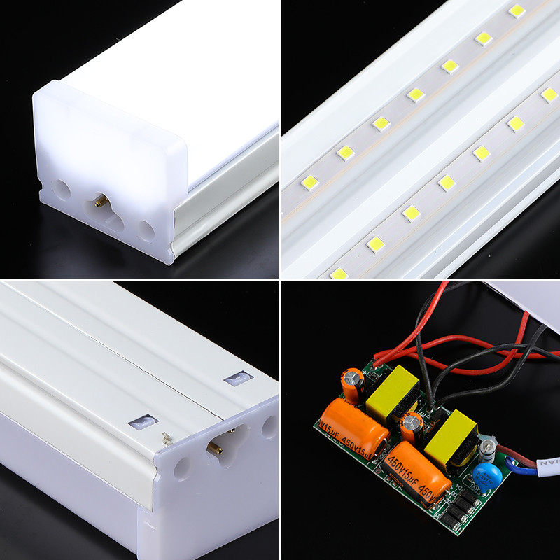 t5t8一体化led灯管超亮日光灯1.2米长条灯条家用全套节能支架光管 - 图2