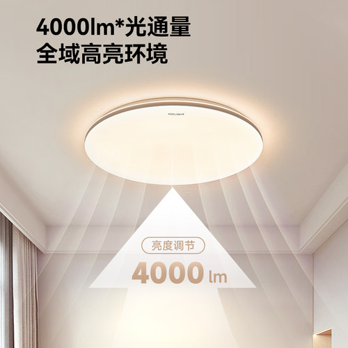 yeelight全光谱护眼吸顶灯Ra99高亮卧室书房超薄简约灵犀卧室灯 - 图2