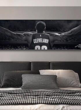NBA詹姆斯乔丹库里装饰画