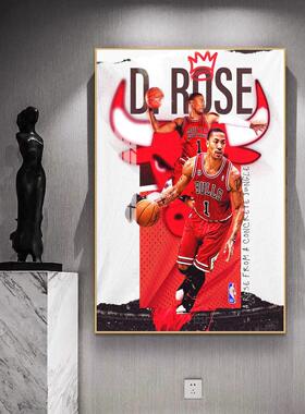 NBA球星罗斯周边装饰画