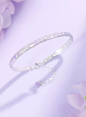 紫藤花手镯女款简约百搭气质大气