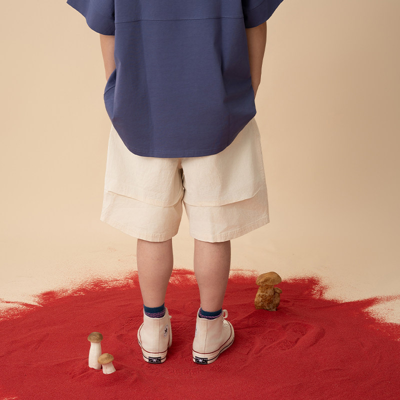 HalfwayHouse2025年夏季新款日系宽松休闲五分短裤阔腿直筒裤男,淘宝优惠券,粉丝福利购,淘宝优惠卷